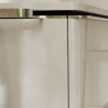 Hansgrohe Xelu Q skrinka pod umývadlo na dosku 1360 x 550 mm so 4 zásuvkami, biela s vysokým leskom, rukoväť chróm, 54086000