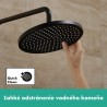 Hansgrohe Vernis Blend sprchový systém Showerpipe 240 1jet EcoSmart, s termostatom, matná čierna, 26428670