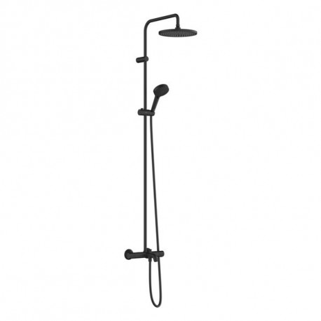 Hansgrohe Vernis Blend sprchový systém Showerpipe 240 1jet, s vaňovým termostatom, matná čierna, 26899670