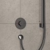 HANSGROHE ShowerSelect Comfort S batéria sprchová podomietková termostatická pre 1 spotrebič kartáčovaný čierny chróm 15553340