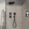 HANSGROHE ShowerSelect Comfort E batéria sprchová podomietková termostatická pre 1 spotrebič kartáčovaný čierny chróm 15575340