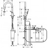 HANSGROHE Aqittura batéria drezová FilterSystem 210 sBox + štartovacia sada matná čierna 76800670