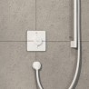 HANSGROHE ShowerSelect Comfort Q batéria sprchová podomietková termostatická pre 1 spotrebič matná biela 15581700