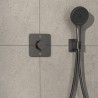 HANSGROHE ShowerSelect Comfort Q batéria vaňová podomietková termostatická pre 2 spotrebiče kartáčovaný čierny chróm 15583340