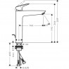 Hansgrohe Logis páková umývadlová batéria 190 chróm, 71091000