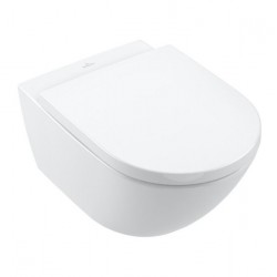 Villeroy & Boch SUBWAY 3.0 misa WC závesná s TwistFlush bez vnútorného okraja biela AntiBac s CeramicPlus, 4670T0T2