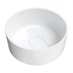 OMNIRES Cadence M+ umývadlo na dosku 42 x 19 cm bez prepadu gloss white CADENCER420BP