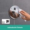 HANSGROHE DuoTurn S batéria vaňová podomietková pre 2 spotrebiče chróm 75418000