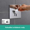 HANSGROHE DuoTurn E batéria sprchová podomietková pre 1 spotrebič chróm 75617000