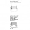 ZEHNDER Zeta radiátor 1200 x 500 mm pre teplovod/kombi prevádzku chróm, ZETC-120-050