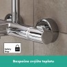 Hansgrohe Crometta sprchový systém E 240 1jet Showerpipe s termostatom k vani chróm, 27298000