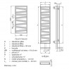 ZEHNDER Kazeane radiátor pre teplovodnú/kombi prevádzku 1340 x 600 mm biely matný RAL0556 RK-130-060-0556