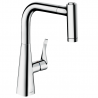 Hansgrohe Metris M71 drezová batéria 220 s vyťahovacou spŕškou 2jet, sBox, chróm 73800000