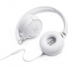 JBL T500 slúchadlá White