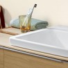 VILLEROY & BOCH Subway 3.0 umývadlo s prepadom s otvorom pre batériu spodná strana brúsená, 600 x 470 mm, Stone White C+, 4A706