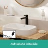 Hansgrohe Vernis Shape umývadlová batéria 190, EcoSmart, matná čierna, 71591670