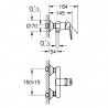 Grohe BAULOOP sprchová batéria, chróm, 23634000