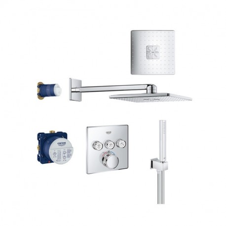 Grohe Grohtherm SmartControl sprchová súprava s termostatom pod omietku, 310 mm, 2 prúdy, chróm 34706000