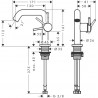 HANSGROHE Tecturis S 110 batéria umývadlová stojanková, CoolStart, EcoSmart+, chróm 73321000