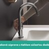 Hansgrohe Vernis Blend páková umývadlová batéria s otočným výtokom a s odtokovou súpravou s tiahlom, EcoSmart, chróm, 71554000