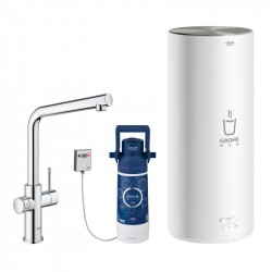 GROHE Red Duo drezová batéria s ohrevom vody a filtráciou, zásobník L, chróm 30325001