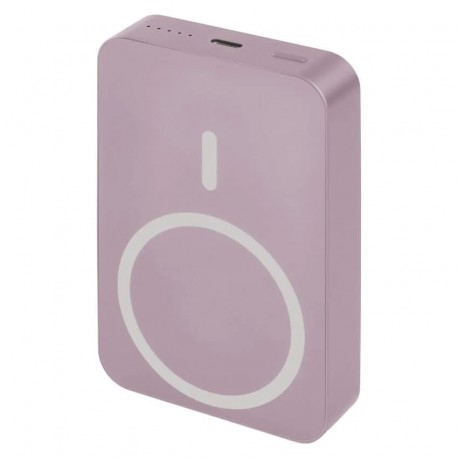 EMOS WI 1046, 10 000 mAh, 20 W+Wireless, lososová