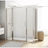 SANSWISS DIVERA Walk-In pevná stena 30cm aluchróm, číre sklo D22FF0305007