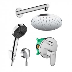 Hansgrohe VERNIS Blend zostava sprchová 26271000 s batériou 71466000 vaň setom 24303000 a prípojka hadice chróm 425827