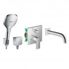 Hansgrohe VERNIS Shape zostava s vaňovým výtokom a ruč sprch chróm 458215