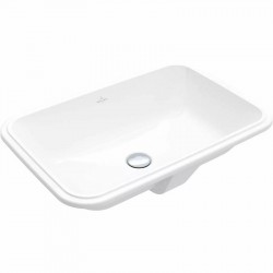 Villeroy & Boch ARCHITECTURA umývadlo podzápustné 57 x 37 cm bez plochy na otvor batérie, s prepadom biela C+, 5A7760R1