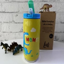 LULI KIDS termofľaša 280ml žltá dino