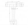 OMNIRES CGS umývadlový sifón 5/4"-330mm, matná biela A186WM