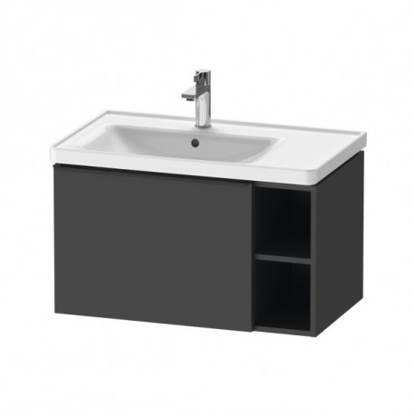 DURAVIT D-NEO skrinka pod umývadlo 62,5x78,4x45,2 cm 1 zásuvka Grafit matná DE425804949