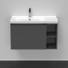 DURAVIT D-NEO skrinka pod umývadlo 62,5x78,4x45,2 cm 1 zásuvka Grafit matná DE425804949