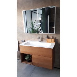 VILLEROY & BOCH Finion skrinka s umývadlom 100 x 50 cm, Walnut Weneer - ROZBALENÝ TOVAR