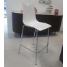 Scab ZEBRA ANTISHOCK barová stolička 2546 310 lesklá biela - ROZBALENÝ TOVAR - ROZBALENÝ TOVAR