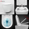 LAVITA SINTO GRANDE set 2v1 závesná WC misa Rim+ a WC sedátkom Slim so SoftClose biela, SINTOGRANDE