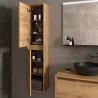 SALGAR NOJA skrinka vysoká závesná 140 x 30 x 40 cm Africa Oak, 104367