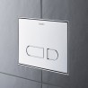 Duravit DuraSystem splachovacie tlačidlo do toalety lesklý chróm WD5001021000