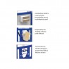 SANIT predstenový modul WC Ineo Plus + WC misa AVENTO s DirectFlush, sedátko SoftClose, tlačítko biele lesklé