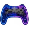 Gamepad Marvo GHOST 40, bezdrôtový, 17tl., všesmerový, priehľadný