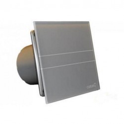 CATA E-100 GST kúpeľňový ventilátor Timer Silver sklenený čelný kryt, 00900500