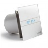CATA E-120 GTH ventilátor kúpeľňový Hygro + Timer, 2 rýchl., LED teplomer + vlhkomer, sklenený čelný kryt, 00901200