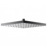 KEUCO horná sprcha 250x250, kartáčovaný čierny chróm 53086130100