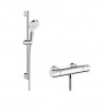 Hansgrohe Crometta sprchový set Vario s termostatom Ecostat 1001 CL, 2 prúdy, biela/chróm 27812400