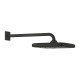 GROHE Tempesta Cube horná sprcha 1jet EcoJoy, 250 x 250 mm, so sprchovým ramenom 380 mm, matná čierna, 266872430