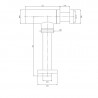 OMNIRES CGS umývadlový sifón 5/4"-330mm, matná biela A186WM