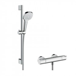 Hansgrohe ECOSTAT sprchový SET 2v1 termostatická batéria 13211000 so sprchovým setom 2jet 65cm 26534400 chróm, 433151