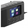 EMOS E0090 čierne prenosné rádio s Bluetooth FM/MP3/DAB/DAB+