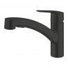 Grohe QuickFix Start drezová batéria s výsuvnou spŕškou, matná čierna 305312431